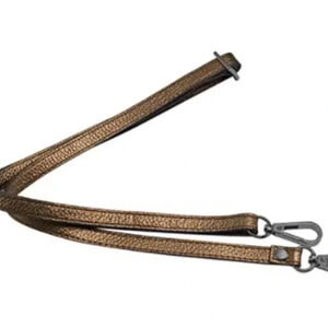 Bronze Color & Gun Metal Hardware Vegan Leather Bag  Strap Replacement - NEW!
